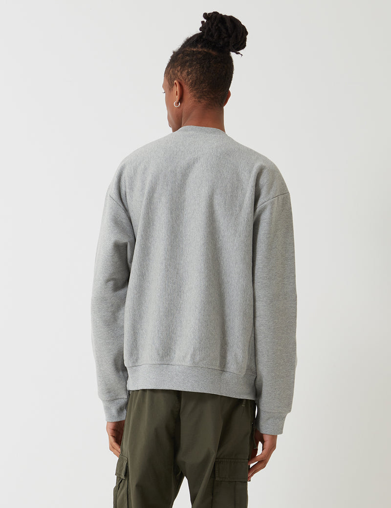Carhartt-WIP American Script Sweatshirt - Heather Grey