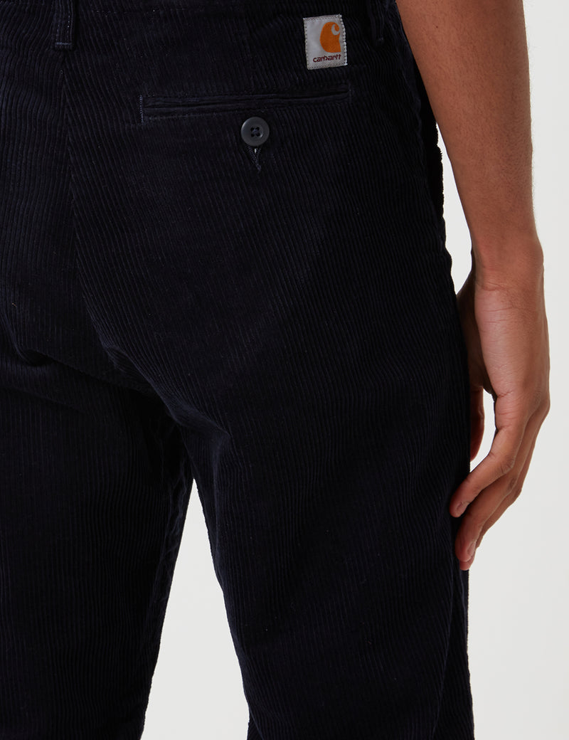 Carhartt-WIP Club Pant Trousers (Corduroy) - Dark Navy Blue