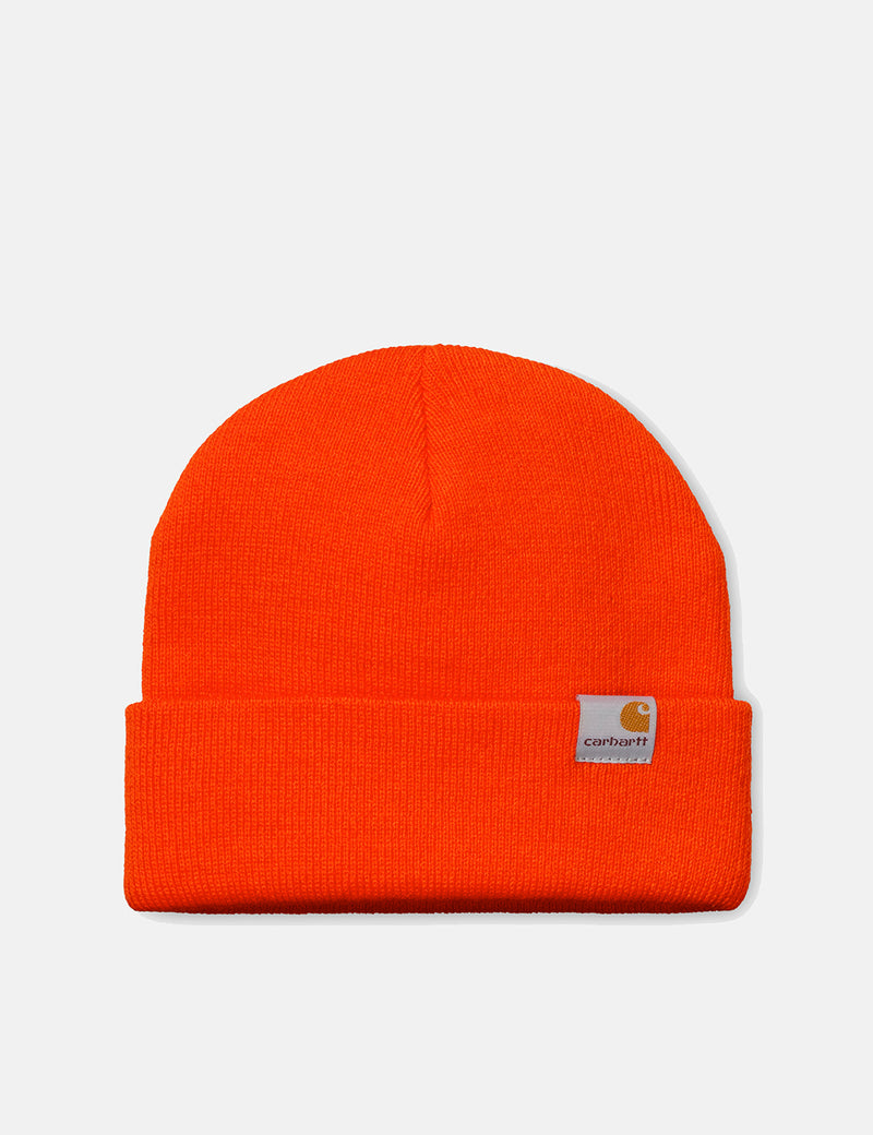 Carhartt-WIP Stratus Hat Low Beanie Hat-Safety Orange