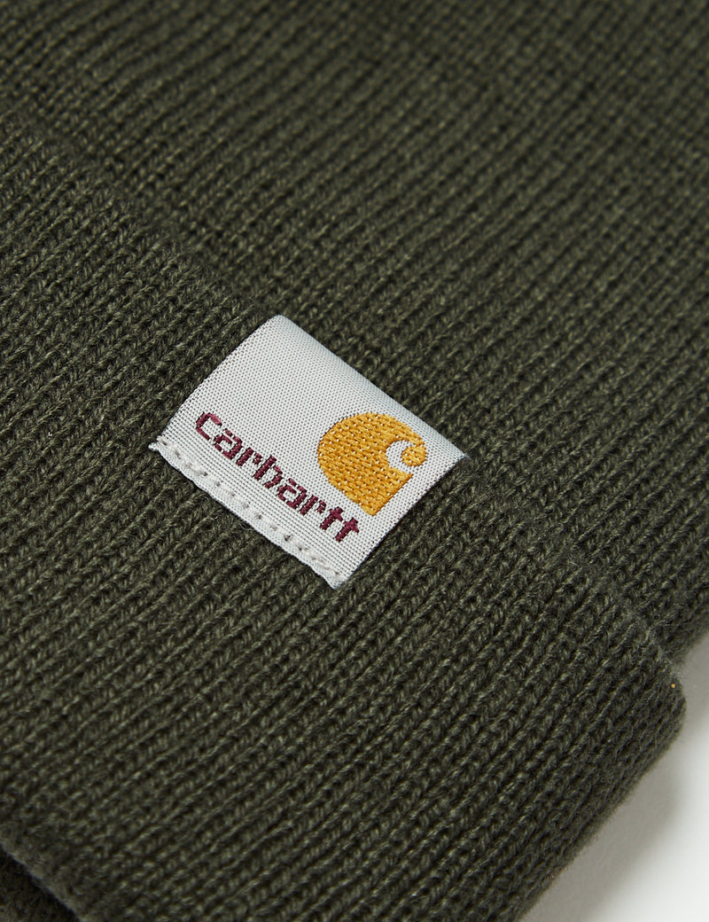 Carhartt-WIPストラタスロービーニーハット-ボックスウッドグリーン