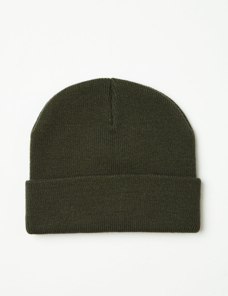 Carhartt-WIPストラタスロービーニーハット-ボックスウッドグリーン