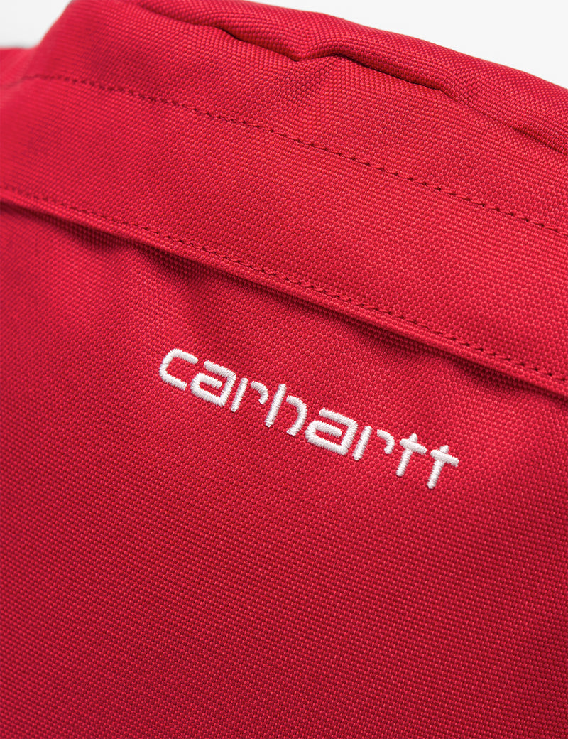 Carhartt-WIP Payton Hip Bag - Etna Rot / Weiss