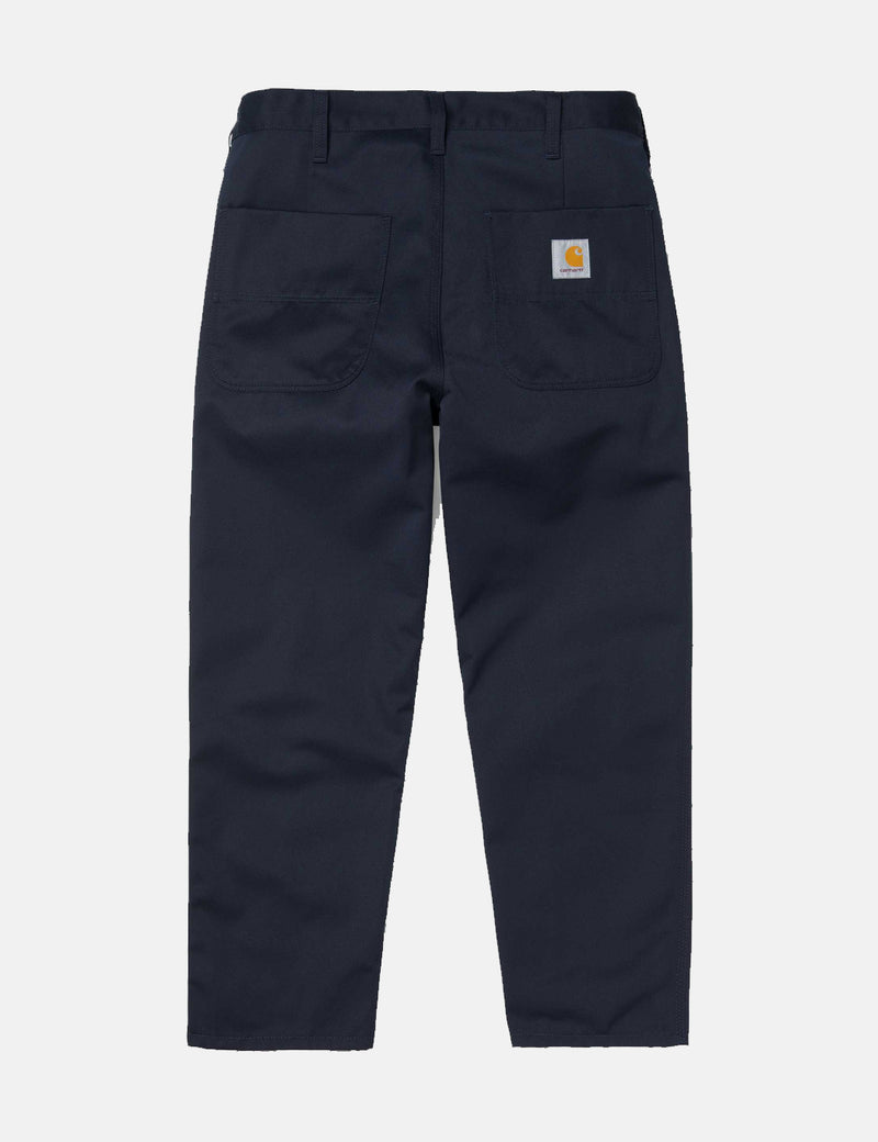 Carhartt-WIP Abbott Pant 'Denison Twill' (Tapered Fit) - Dark Navy Rinsed