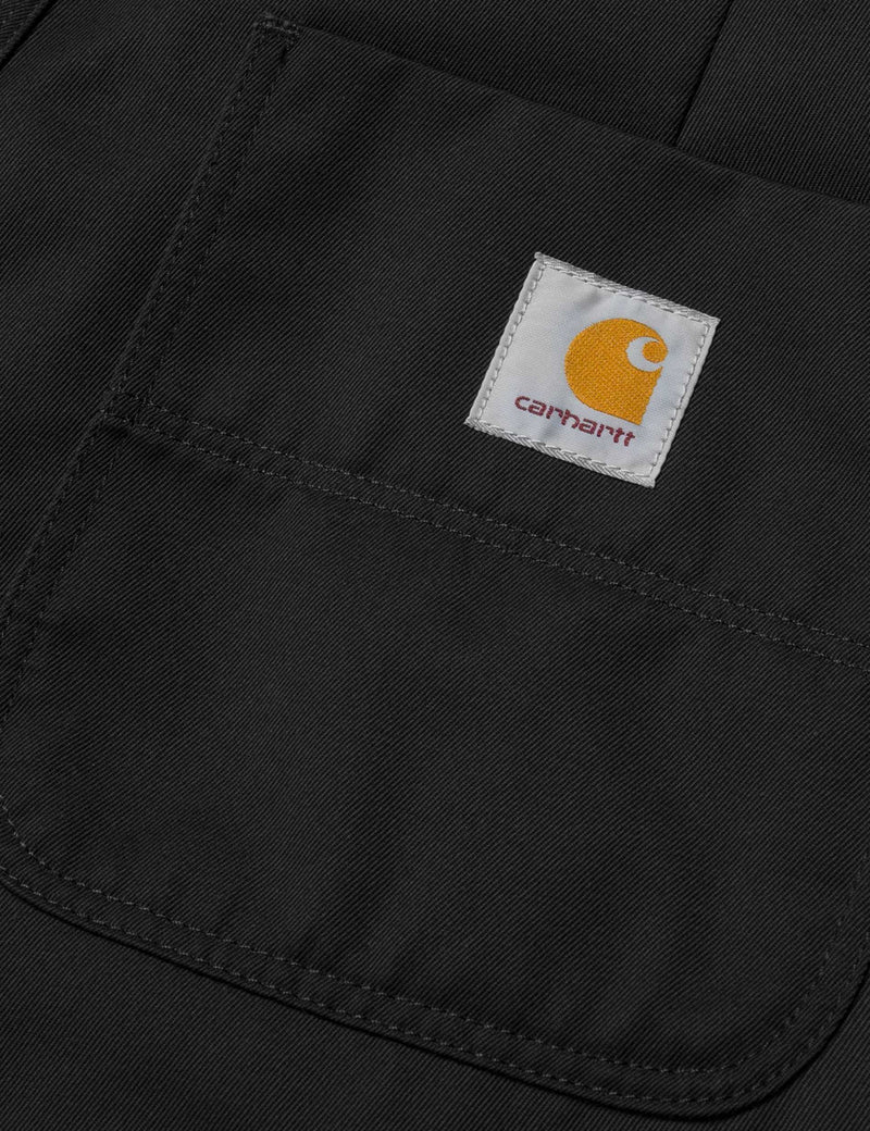 Carhartt-WIP Abbott Pant (Tapered Fit) Black Rinsed | URBAN EXCESS.