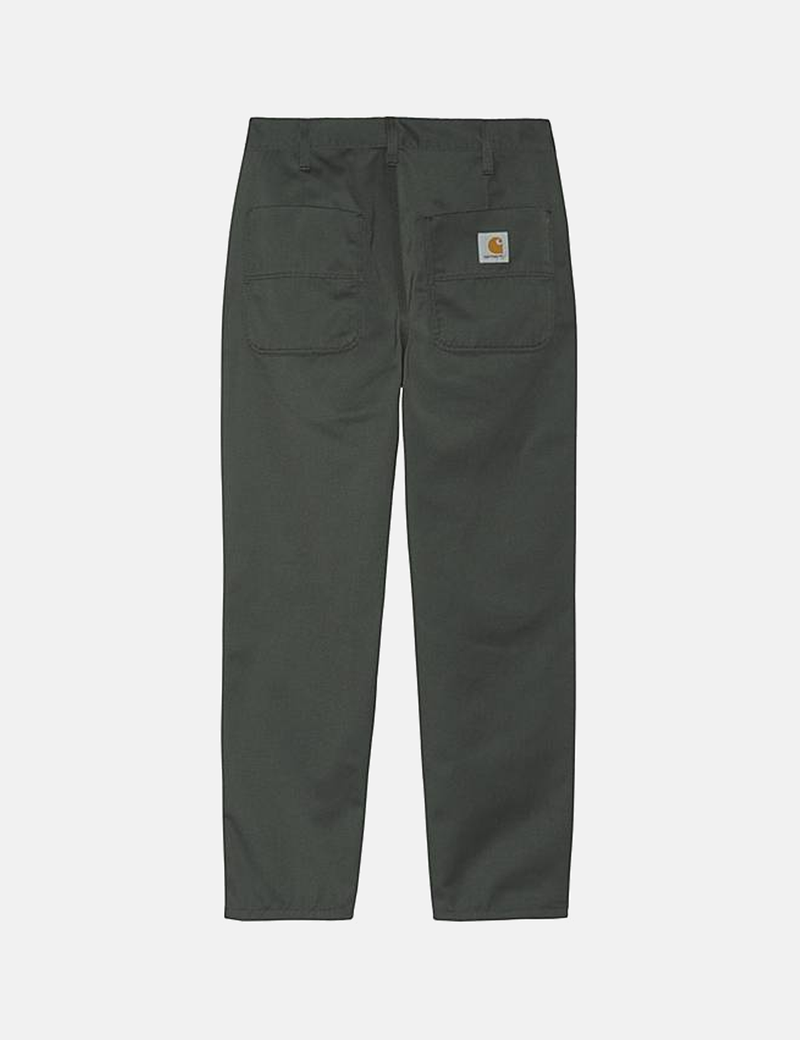 Carhartt-WIP Abbott Pant 'Denison Twill' (테이퍼드 핏) - 슬레이트 그린 린스드