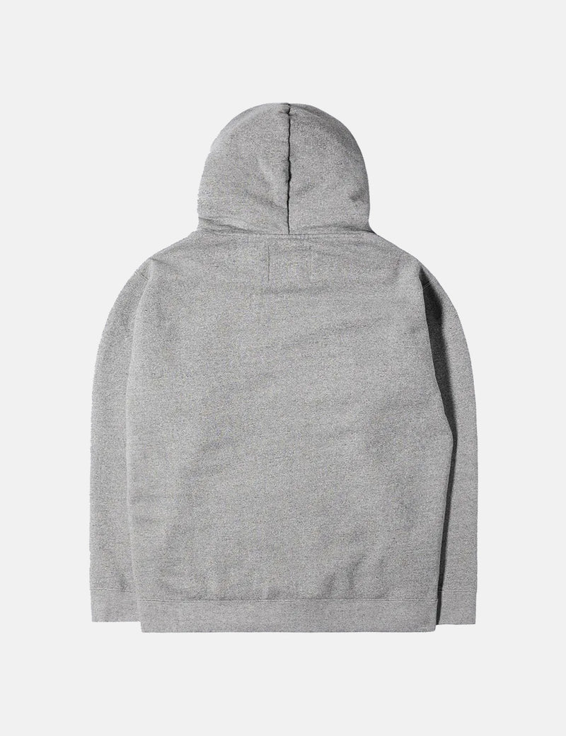 Edwin Sunset on MT Fuji Hoodie - Mouliné Grey