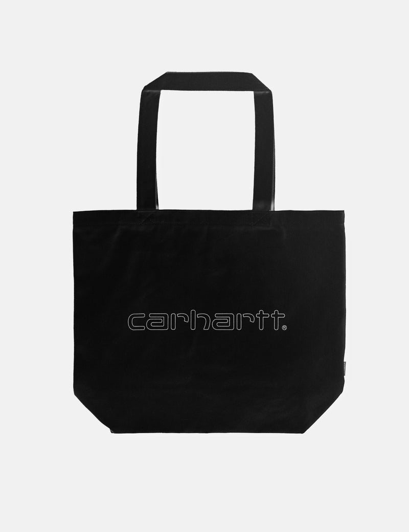 Carhartt-WIP 아웃 라인 토트 백-블랙
