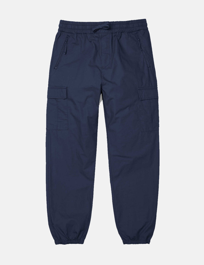 Carhartt-WIP Cargo Jogger Pants (Ripstop) - Blue Rinsed