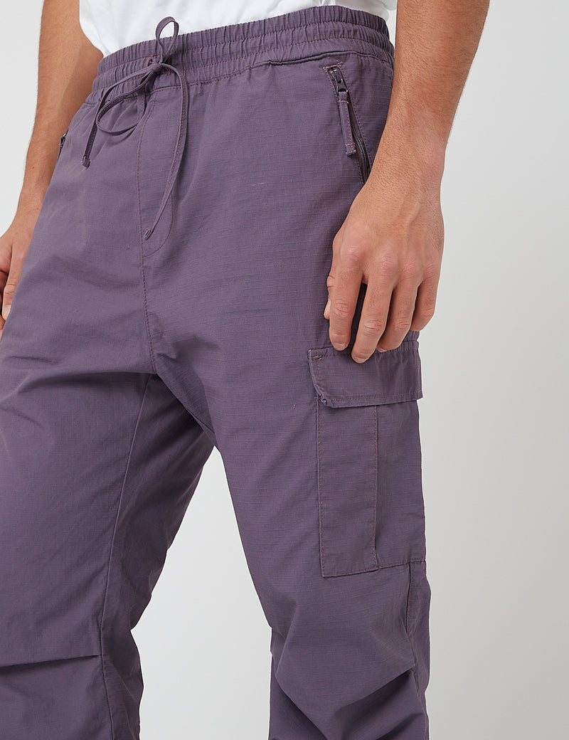 Carhartt-WIP Cargo Jogger Pants (Ripstop) - Provence rinsed