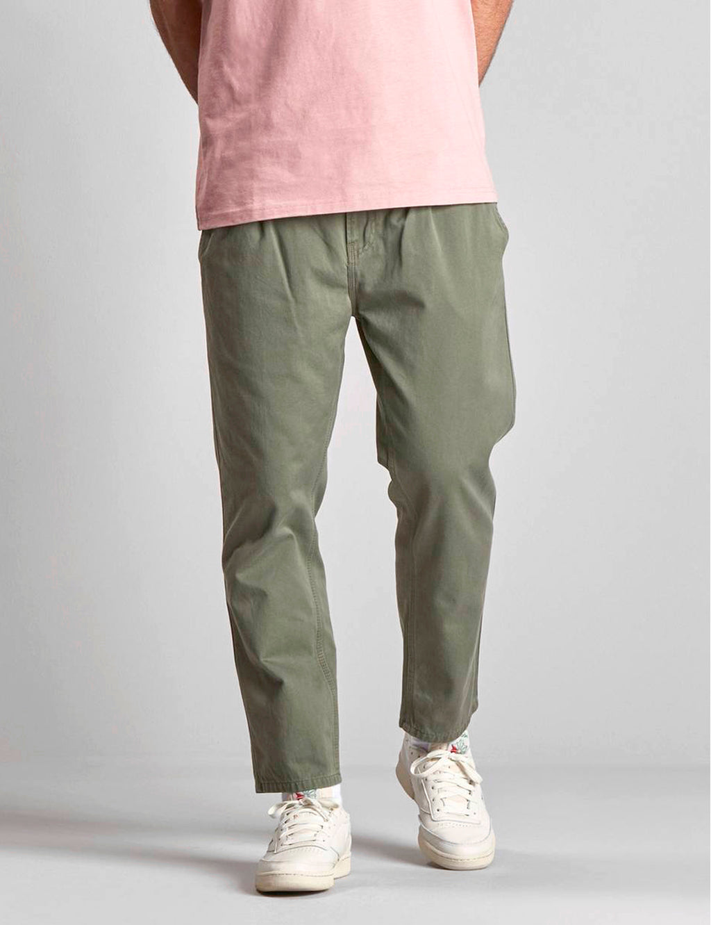 Carhartt Abbott Pant Tapered Fit - Dollar Green Washed | URBAN EXCESS