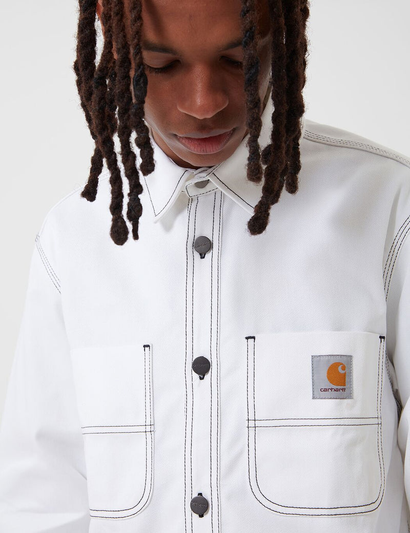 Carhartt-WIP Chalk Shirt Jacket (Regular Fit) - White Rigid
