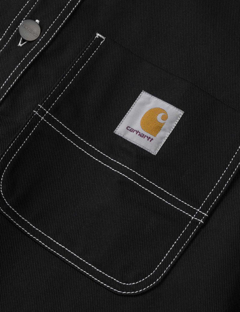 Carhartt-WIP Chalk Hemd Jacke (Regular-Fit) - Schwarz Rigid