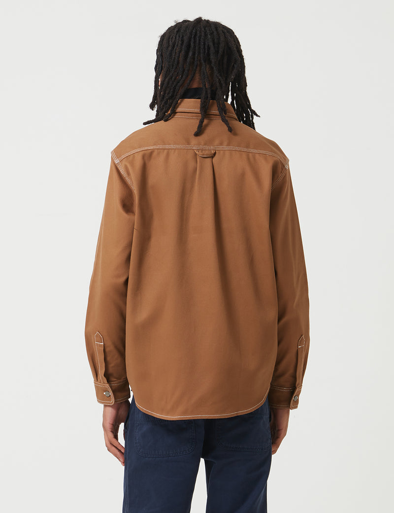 Carhartt-WIP Chalk Shirt Jacket (Regular Fit) - Hamilton Brown
