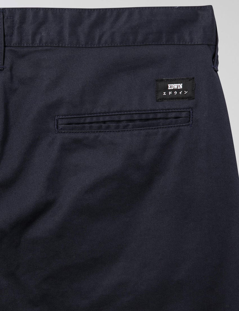 Edwin 55 Chino (Regular Tapered) - Navy Blue Rinsed