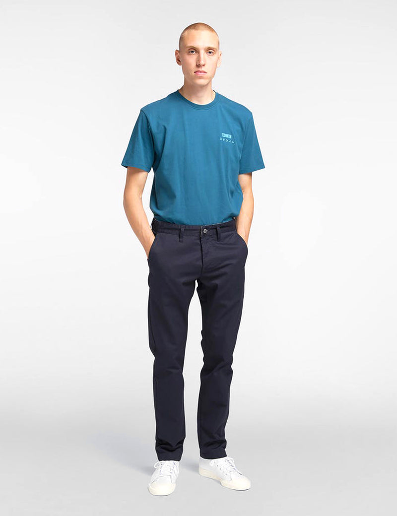 Edwin 55 Chino (Regular Tapered) - Navy Blue Rinsed