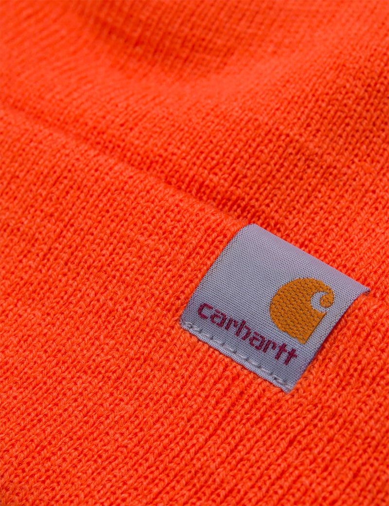 Carhartt-WIP Stratus Low Strickmütze - Uhrwerk Orange