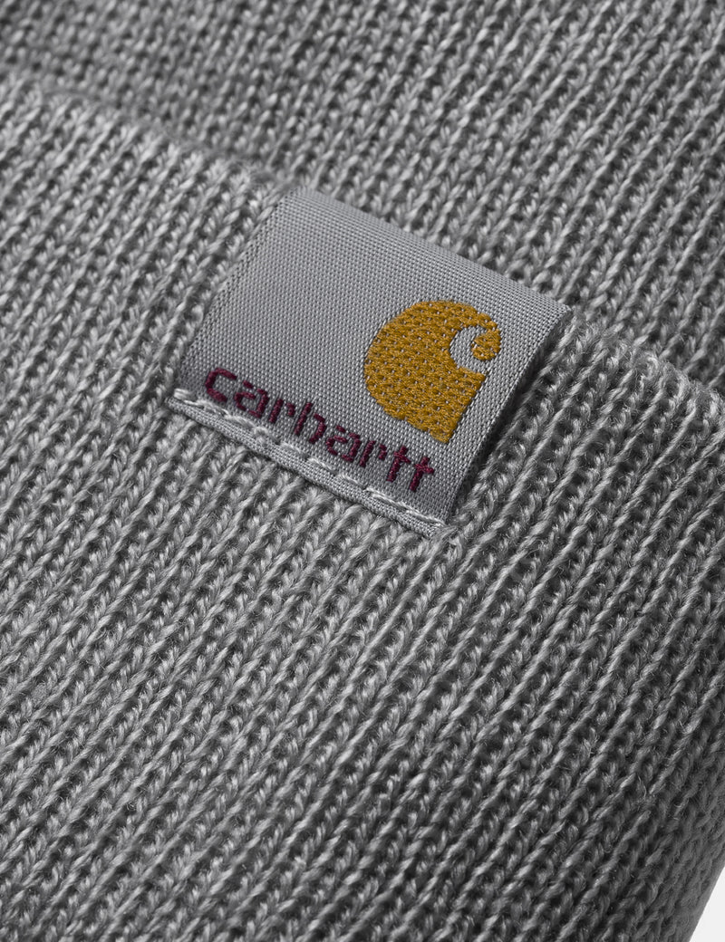 Carhartt-WIP Stratus Low Beanie Hat - Grey Heather