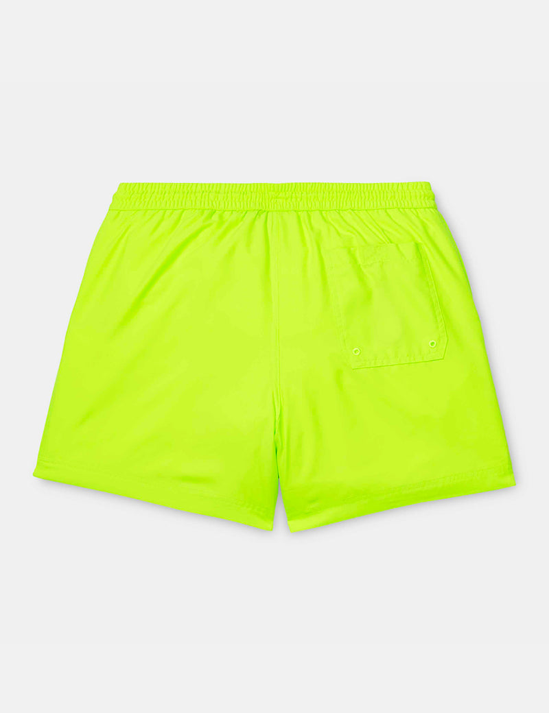Carhartt-WIP Chase Swim Shorts - Lime Green