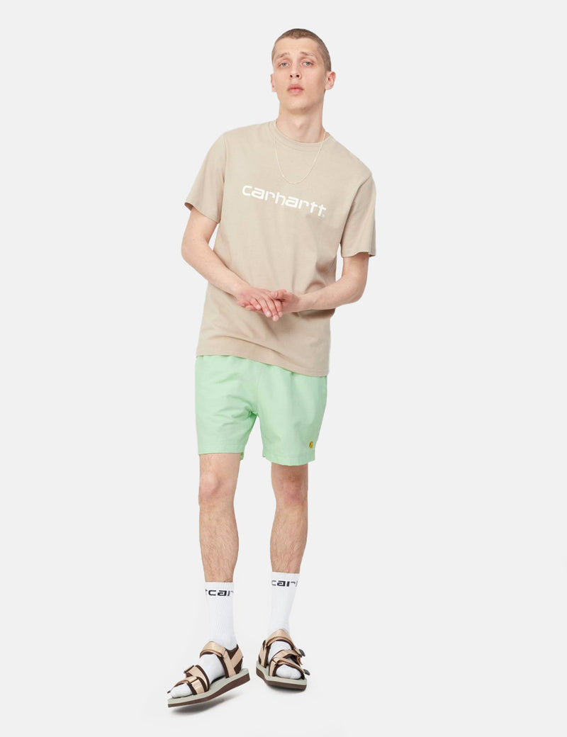 Carhartt-WIPチェイススイムショーツ-ペールスペアミント