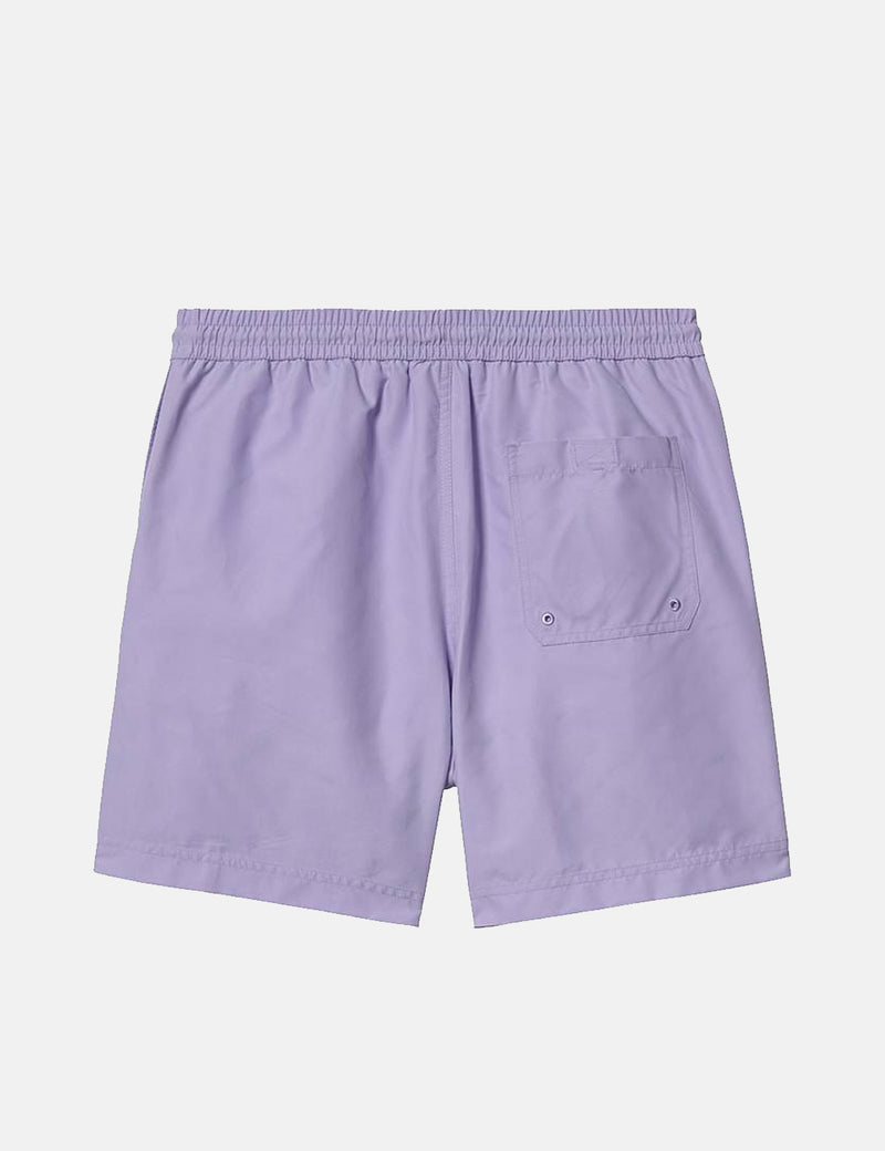 Carhartt-WIP Chase Swim Shorts - Soft Lavender