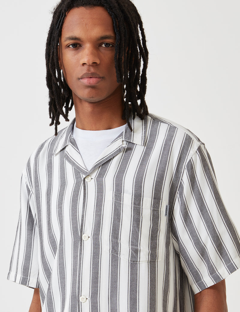 Carhartt-WIP Esper Stripe Shirt - Black