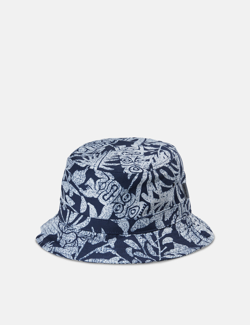 Carhartt-WIP Tiki Mono Bucket Hat - Blue