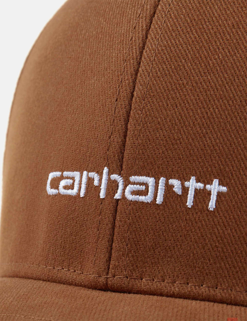 Carhartt-WIP Script Cap (Brushed Twill) - Hamilton Brown