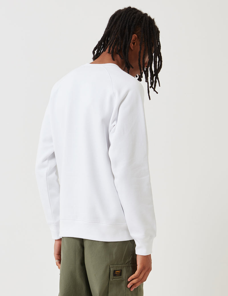 Carhartt-WIP Chase Sweatshirt - White
