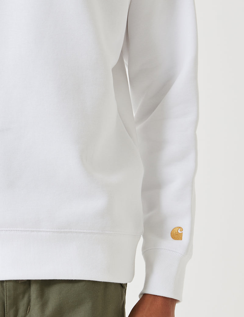 Carhartt-WIP Chase Sweatshirt - White