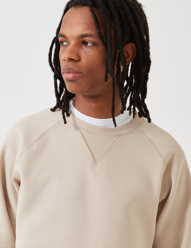 Carhartt-WIP Chase Sweatshirt - Boulder Beige