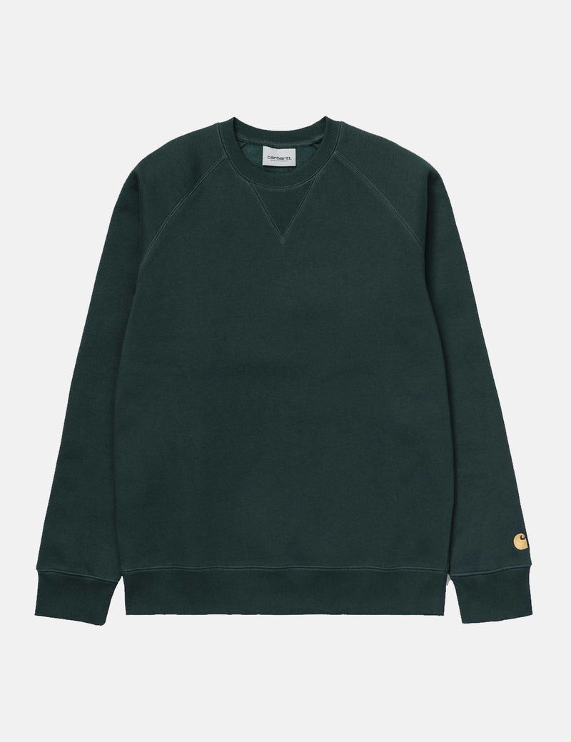 Carhartt-WIP Chase Sweatshirt - Dark Fir Green