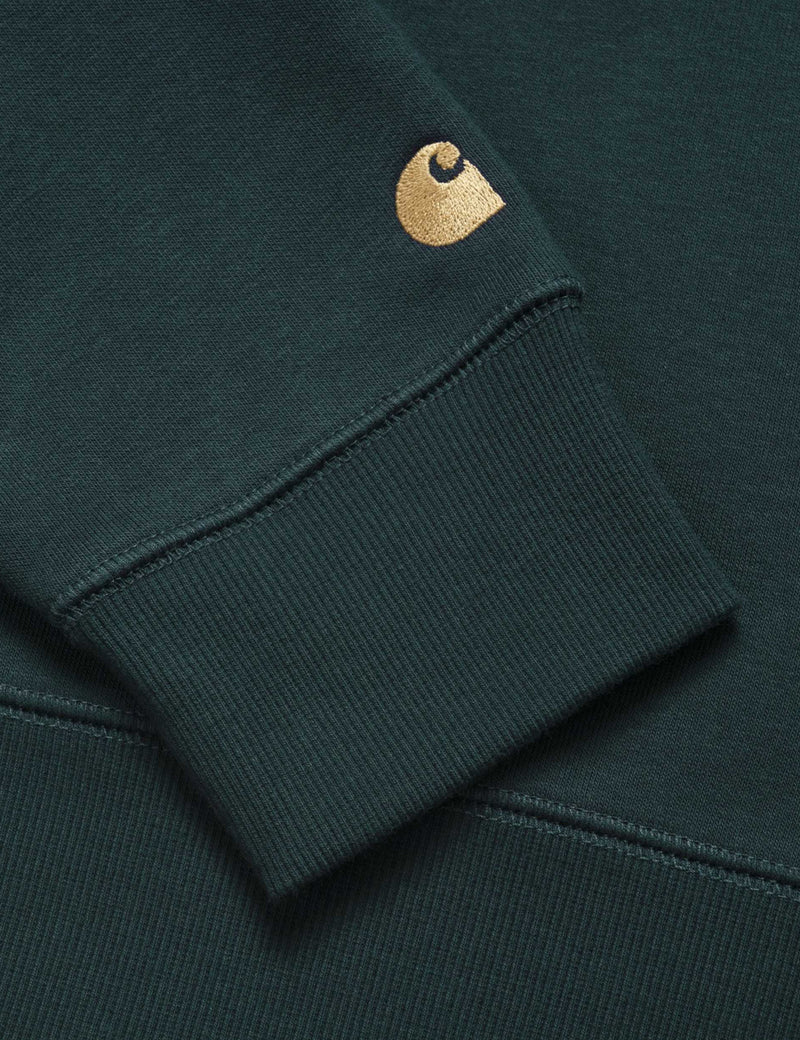 Carhartt-WIP Chase Sweatshirt - Dark Fir Green