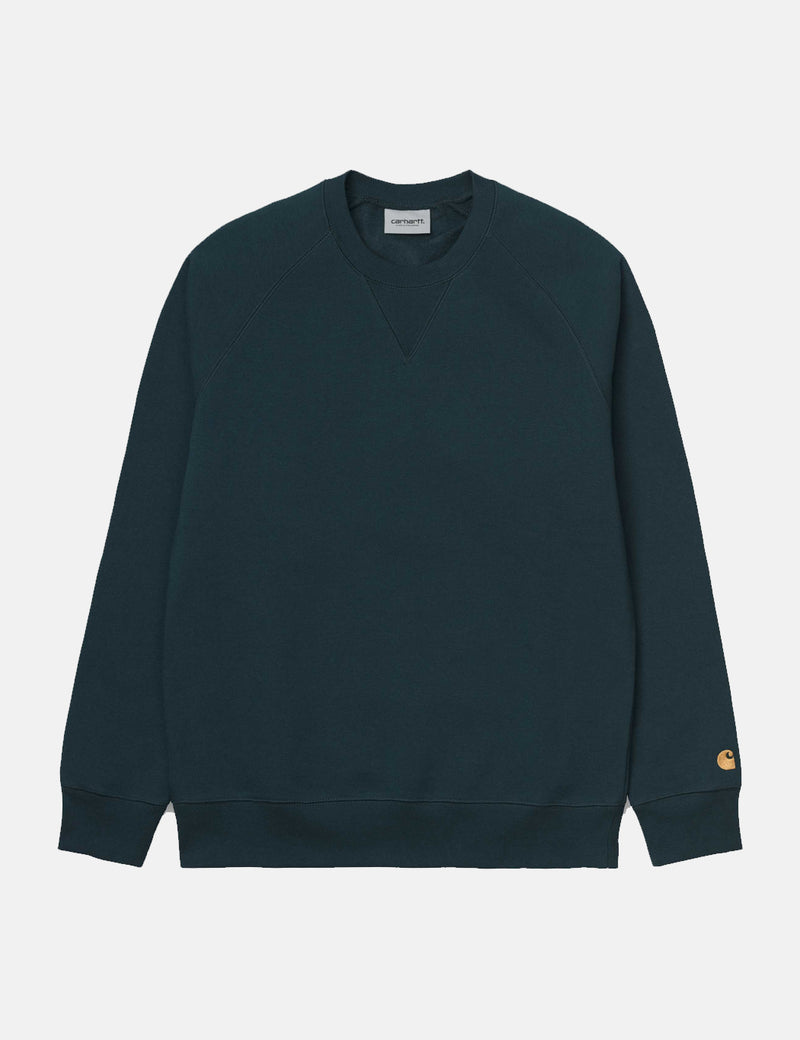 Carhartt-WIP Chase Sweatshirt - Duck Blue