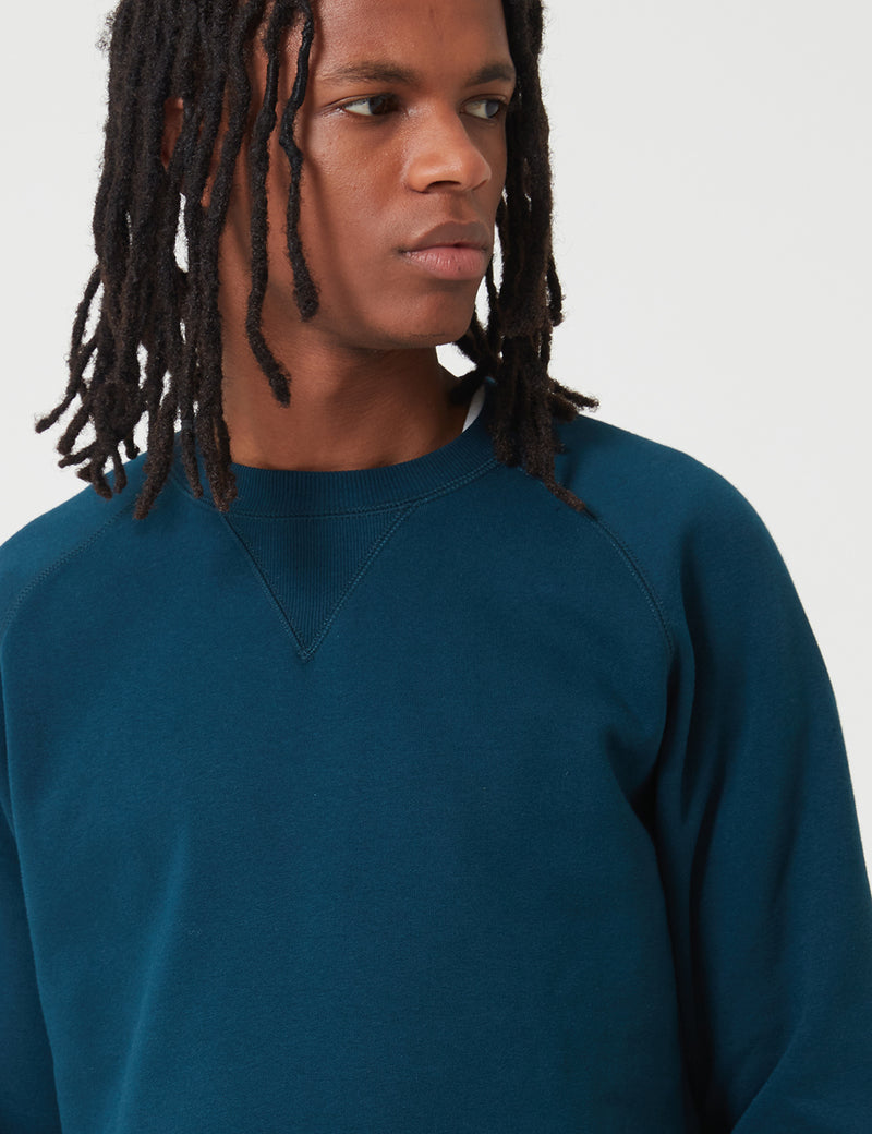 Carhartt-WIP Chase Sweatshirt - Duck Blue