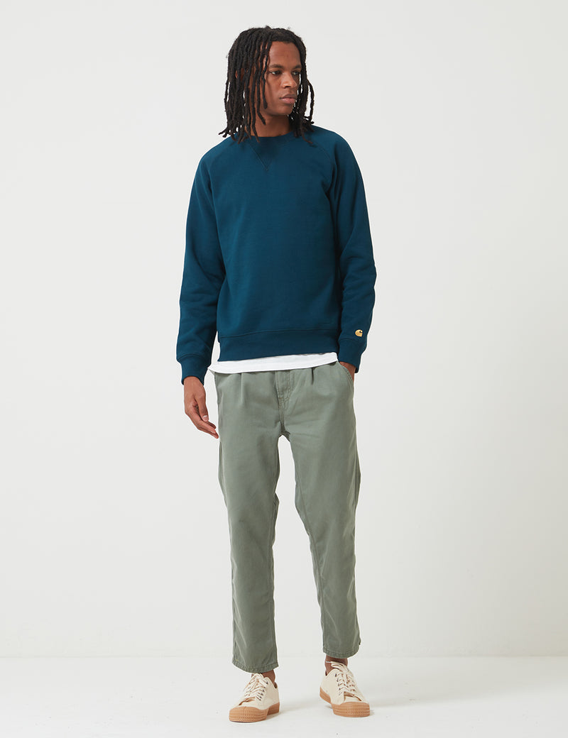 Carhartt-WIP Chase Sweatshirt - Duck Blue