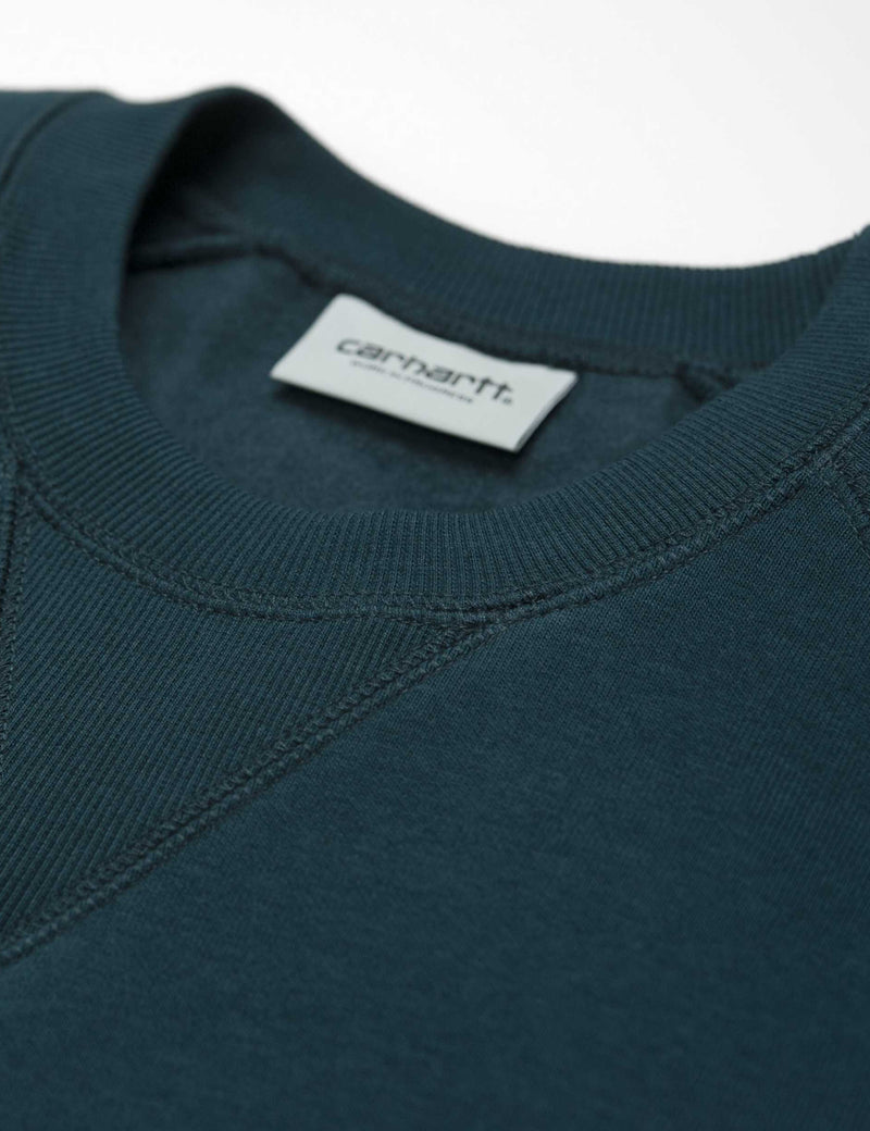 Carhartt-WIP Chase Sweatshirt - Duck Blue