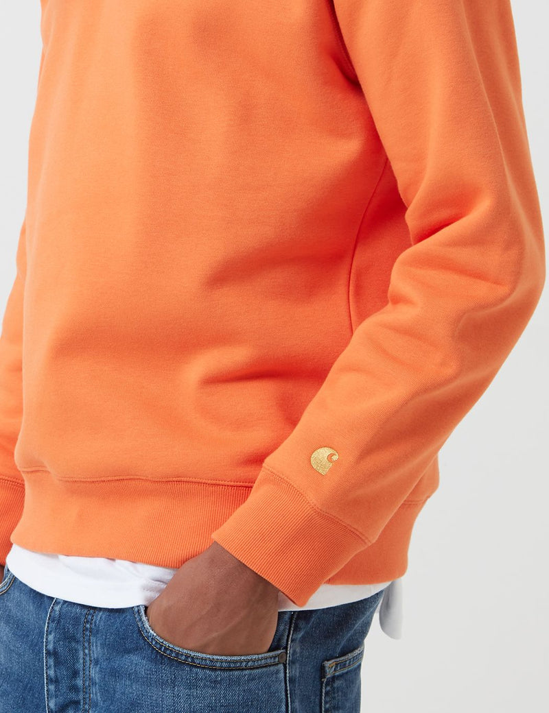Carhartt-WIP Chase Sweatshirt - Clockwork Orange