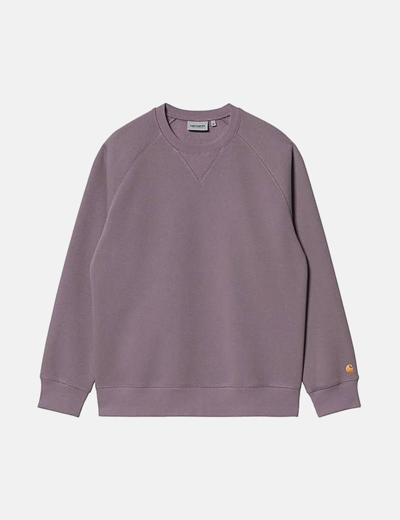 Carhartt-WIP Sweat Chase - Misty Thistle Pink
