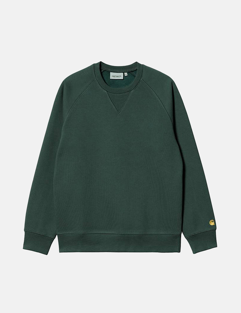 Carhartt-WIPチェイススウェットシャツ-ジュニパーグリーン