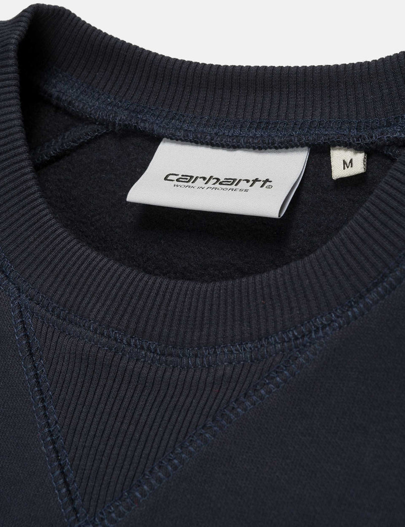 Carhartt-WIP Chase Sweatshirt - Dunkelmarineblau