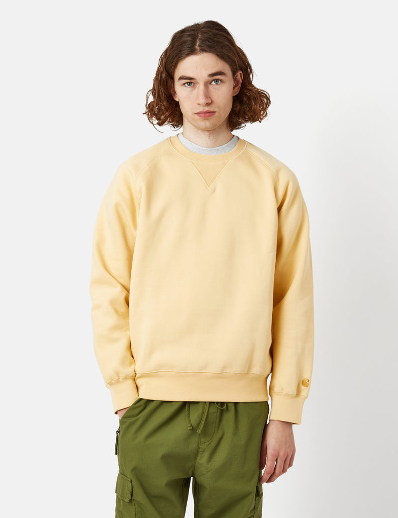 Carhartt-WIP Chase Sweatshirt - Citron Yellow