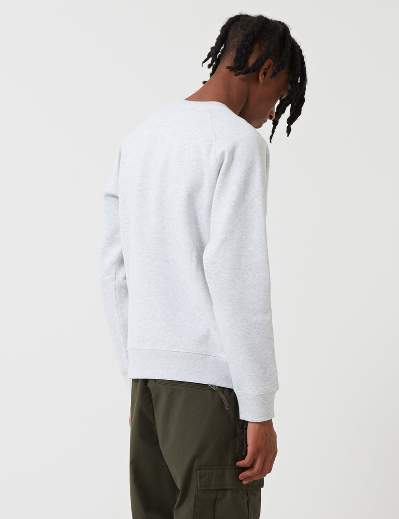 Carhartt-WIP Sweat Chase - Ash Heather/Or