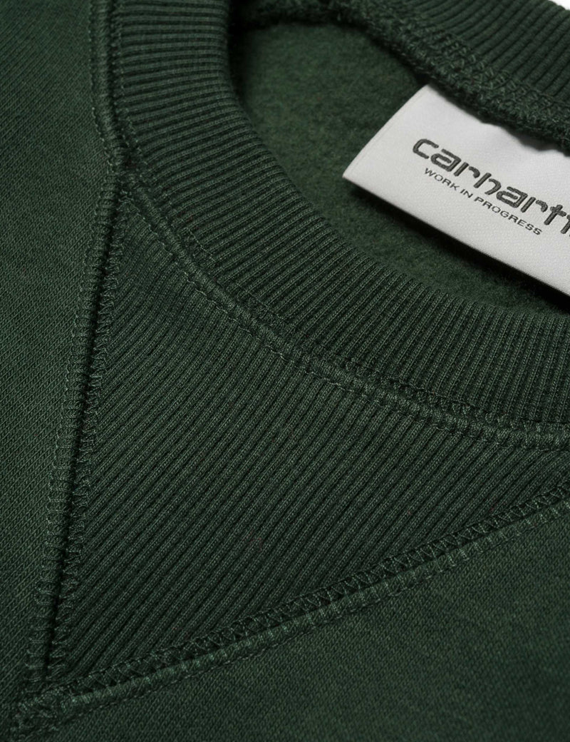 カーハート-WIPチェイススウェットシャツ-ローデングリーン