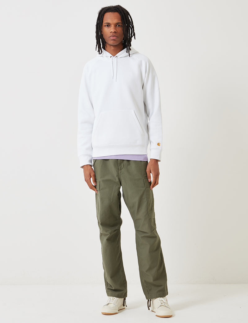 Carhartt-WIP Chase Hooded Sweatshirt - White