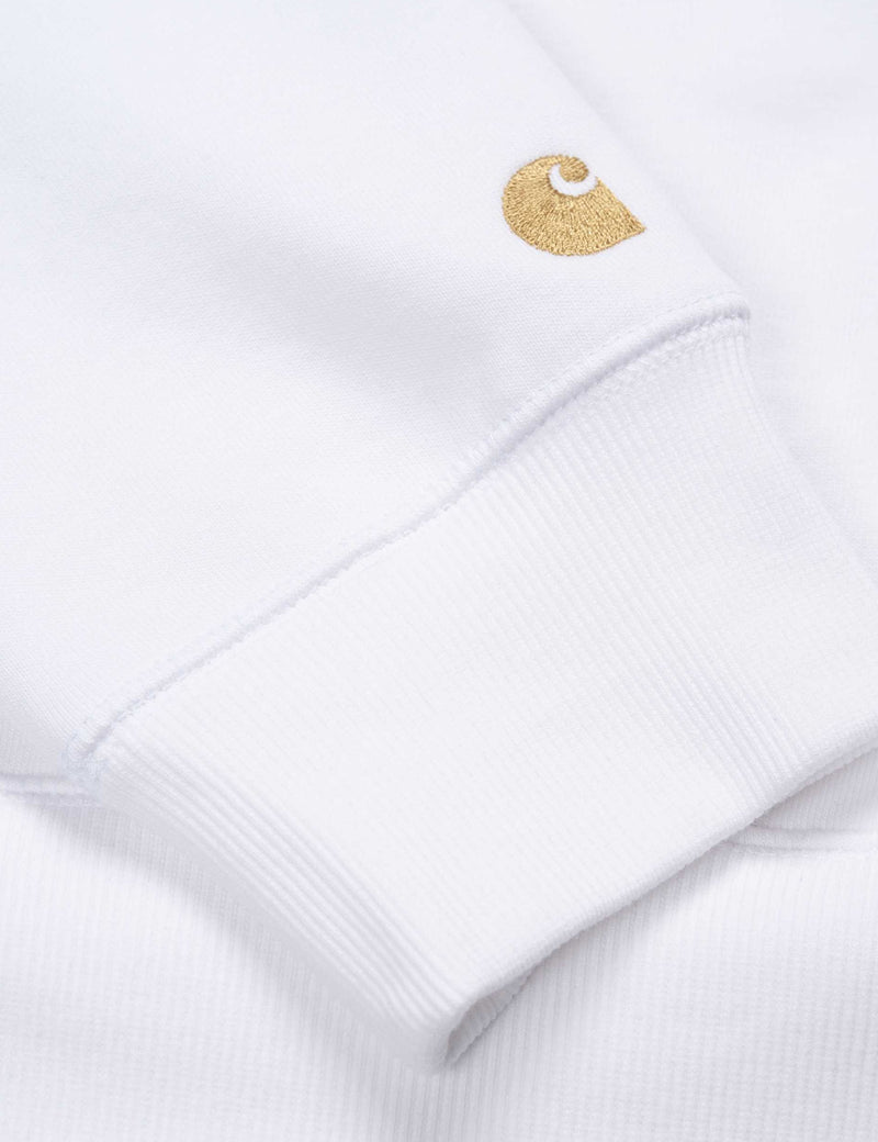 Carhartt-WIP Chase Hooded Sweatshirt - White