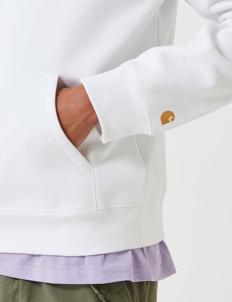 Carhartt-WIP Chase Hooded Sweatshirt - White