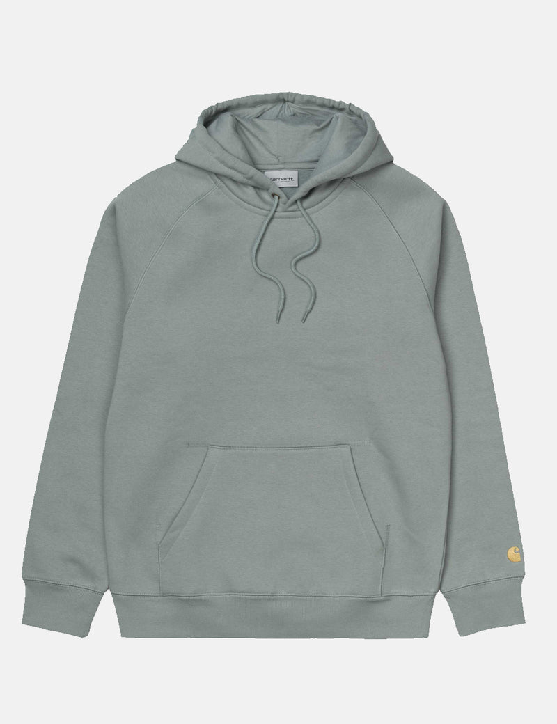 Carhartt-WIP Chase Hooded Sweatshirt - Cloudy White