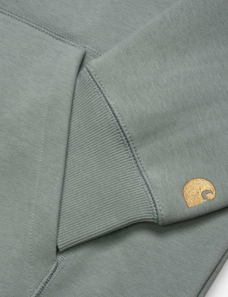 Carhartt-WIP Chase Hooded Sweatshirt - Cloudy White