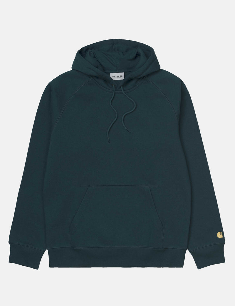 Carhartt-WIP Chase Hooded Sweatshirt - Duck Blue
