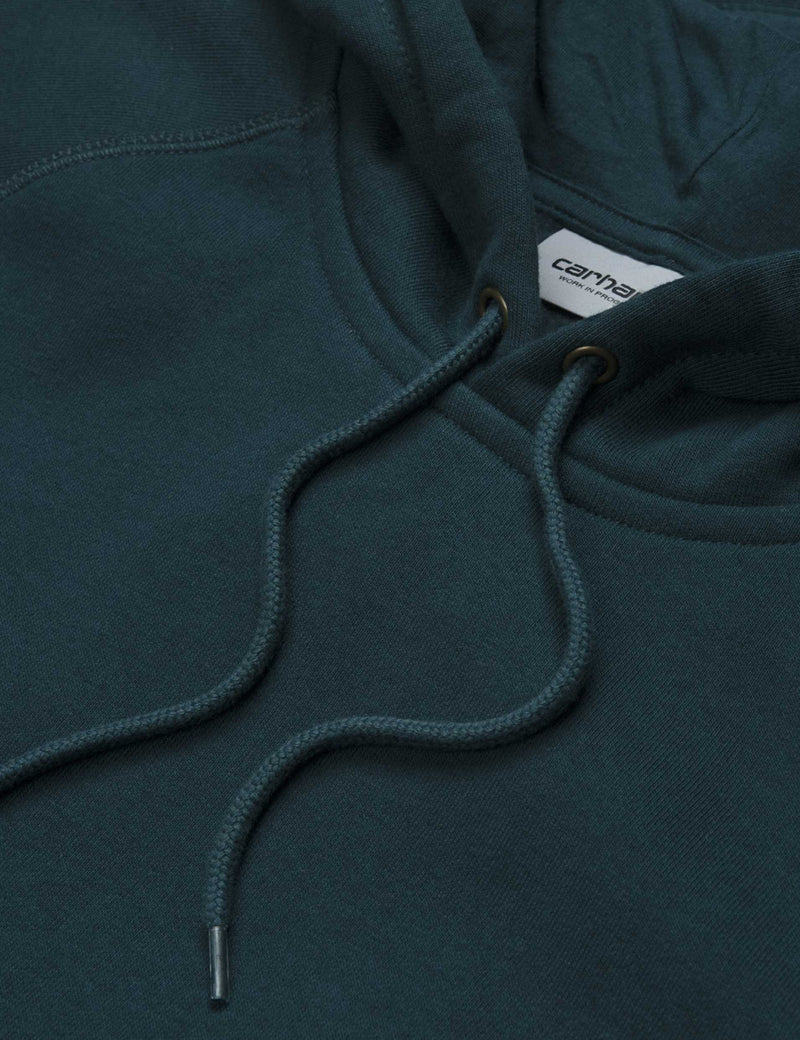 Carhartt-WIP Chase Hooded Sweatshirt - Duck Blue